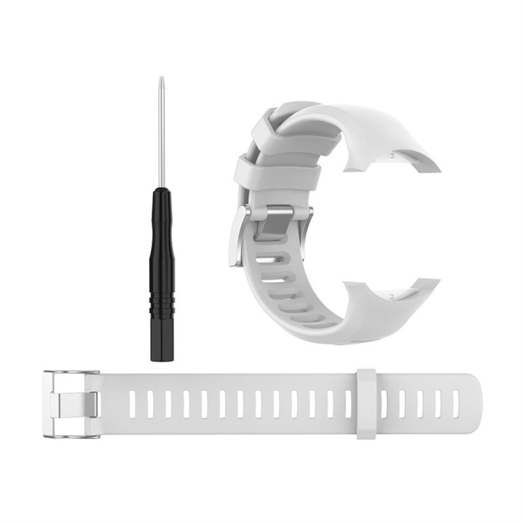 Smart Watch Silicone Watch Band for Suunto D6i(White) - by buy2fix | Online Shopping UK | buy2fix