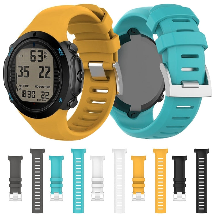 Smart Watch Silicone Watch Band for Suunto D6i(White) - by buy2fix | Online Shopping UK | buy2fix