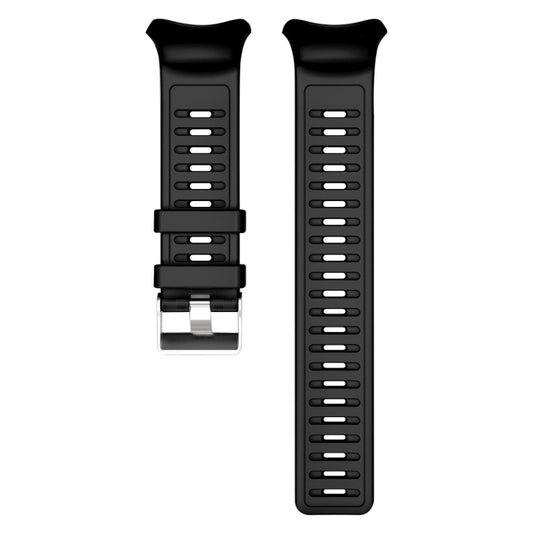 For Polar Vantage V Silicone Smart Watch Watch Band(Black) by buy2fix