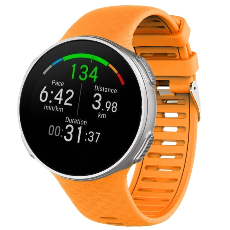 For Polar Vantage V Silicone Smart Watch Watch Band(Orange) - by buy2fix | Online Shopping UK | buy2fix