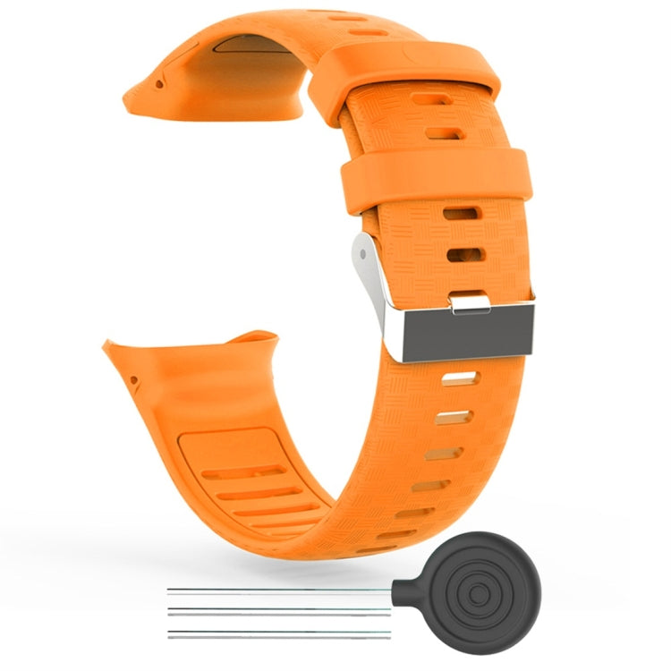 For Polar Vantage V Silicone Smart Watch Watch Band(Orange) - by buy2fix | Online Shopping UK | buy2fix