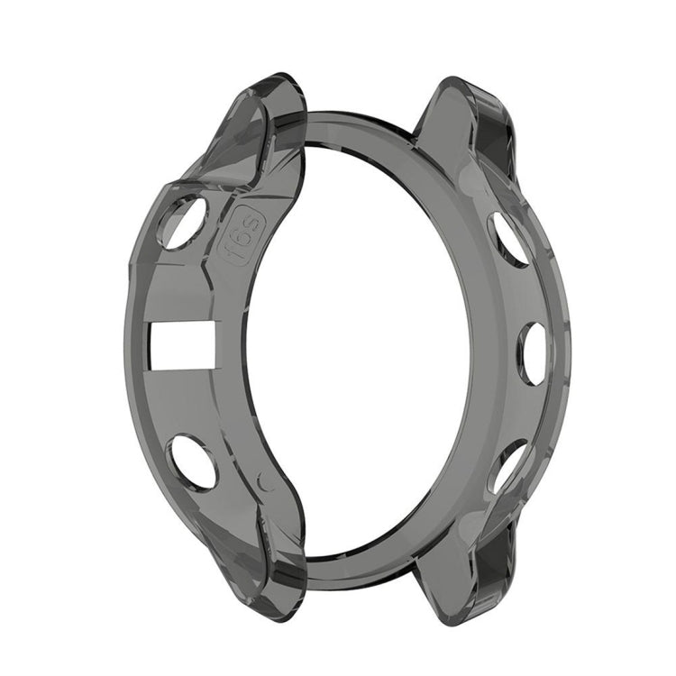 For Garmin Fenix 6s TPU Half Coverage Smart Watch Protevtice Case(Black) - Watch Cases by buy2fix | Online Shopping UK | buy2fix