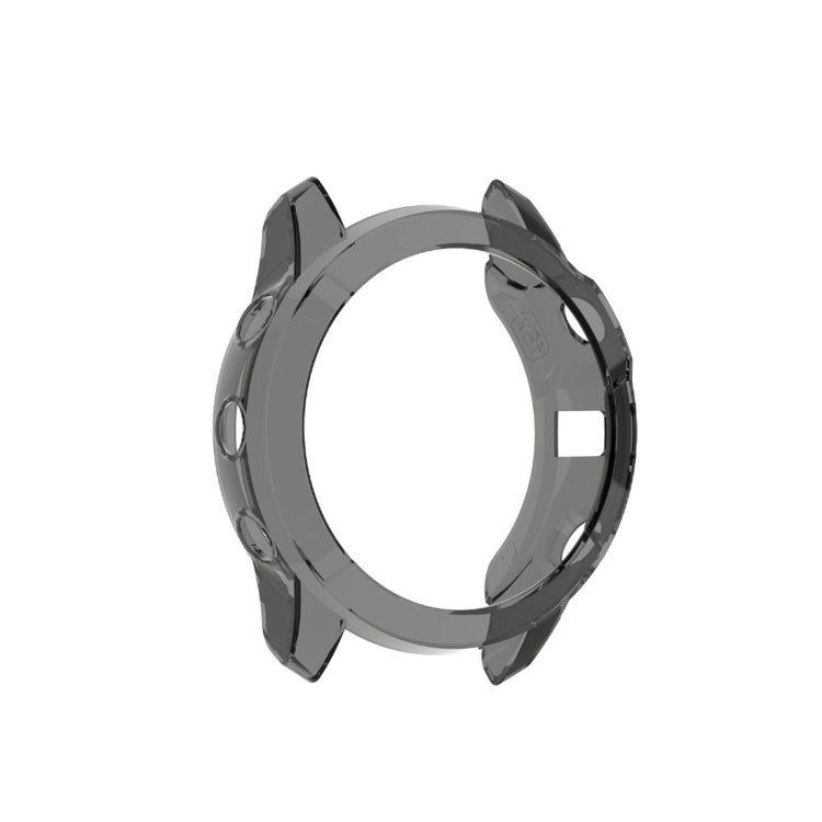 For Garmin Fenix 6X TPU Half Coverage Smart Watch Protevtice Case(Black) - Watch Cases by buy2fix | Online Shopping UK | buy2fix
