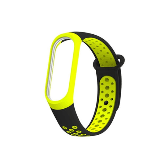 Colorful Silicone Wrist Strap Watch Band for Xiaomi Mi Band 3 & 4(Green) by buy2fix