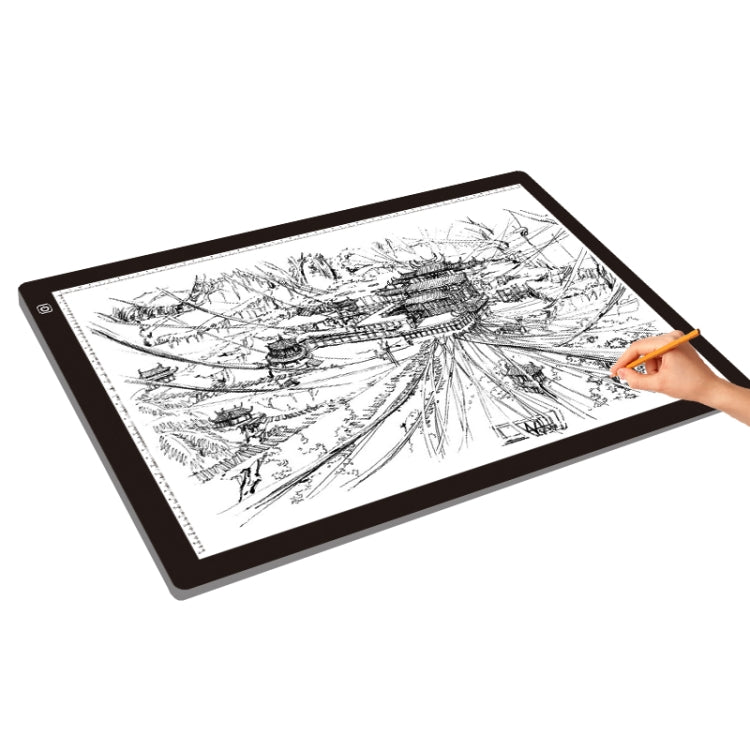 23W 12V LED Three Level of Brightness Dimmable A2 Acrylic Copy Boards Anime Sketch Drawing Sketchpad, US Plug - by buy2fix | Online Shopping UK | buy2fix