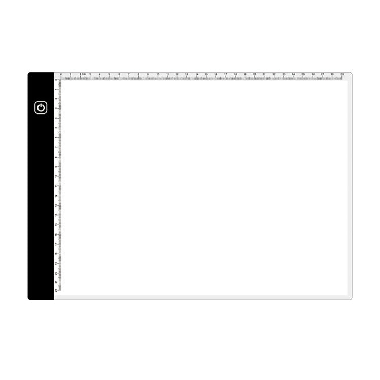 3.5W 5V LED USB Three Level of Brightness Dimmable A4 Acrylic Scale Copy Boards Anime Sketch Drawing Sketchpad - by buy2fix | Online Shopping UK | buy2fix