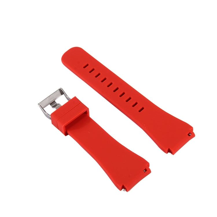 For Samsung Gear S3 Classic Smart Watch Silicone Watchband, Length: about 22.4cm(Red) - Watch Bands by buy2fix | Online Shopping UK | buy2fix