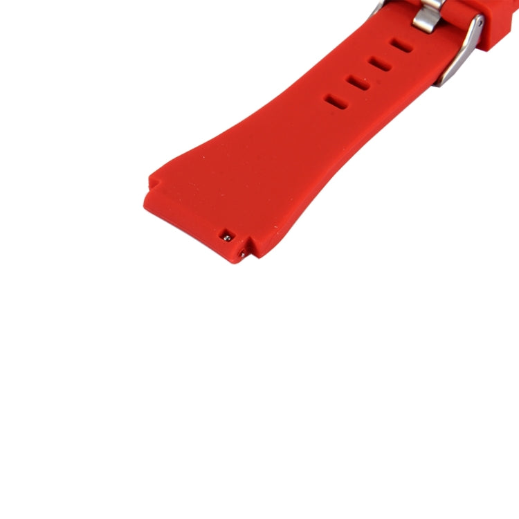 For Samsung Gear S3 Classic Smart Watch Silicone Watchband, Length: about 22.4cm(Red) - Watch Bands by buy2fix | Online Shopping UK | buy2fix