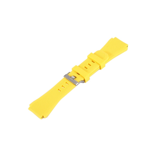 For Samsung Gear S3 Classic Smart Watch Silicone Watchband, Length: about 22.4cm(Yellow) by buy2fix