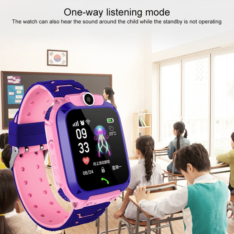 Q120 1.44 inch Color Screen Smartwatch for Children IP67 Waterproof, Support LBS Positioning / Two-way Dialing / One-key First-aid / Voice Monitoring / Setracker APP(Blue) by buy2fix