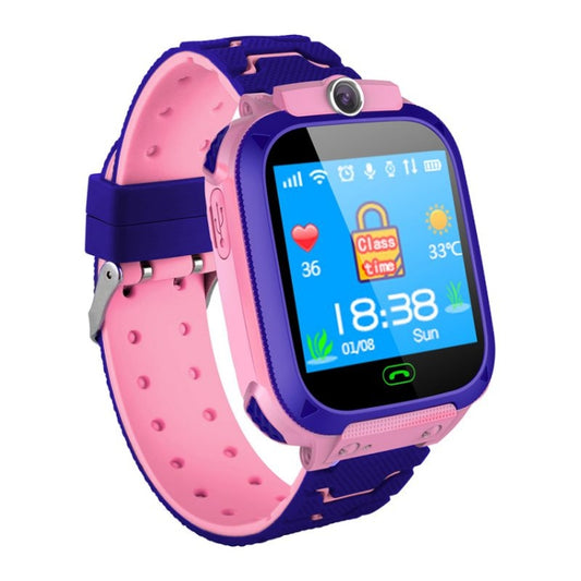 Q12 1.44 inch Color Screen Smartwatch for Children, Not Waterproof, Support LBS Positioning / Two-way Dialing / SOS / Voice Monitoring / Setracker APP (Pink) by buy2fix