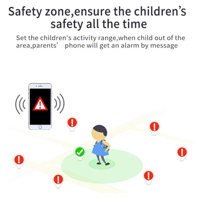 Q12 1.44 inch Color Screen Smartwatch for Children, Not Waterproof, Support LBS Positioning / Two-way Dialing / SOS / Voice Monitoring / Setracker APP (Blue) - Smart Watches by buy2fix | Online Shopping UK | buy2fix