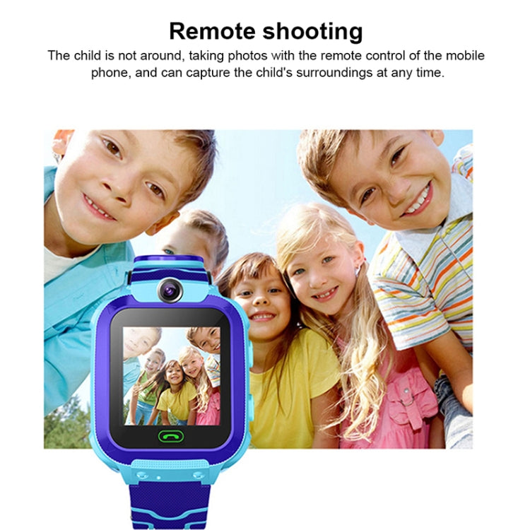 Q12 1.44 inch Color Screen Smartwatch for Children, Not Waterproof, Support LBS Positioning / Two-way Dialing / SOS / Voice Monitoring / Setracker APP (Blue) - Smart Watches by buy2fix | Online Shopping UK | buy2fix