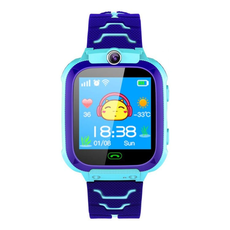Q12 1.44 inch Color Screen Smartwatch for Children, Not Waterproof, Support LBS Positioning / Two-way Dialing / SOS / Voice Monitoring / Setracker APP (Blue) - Smart Watches by buy2fix | Online Shopping UK | buy2fix