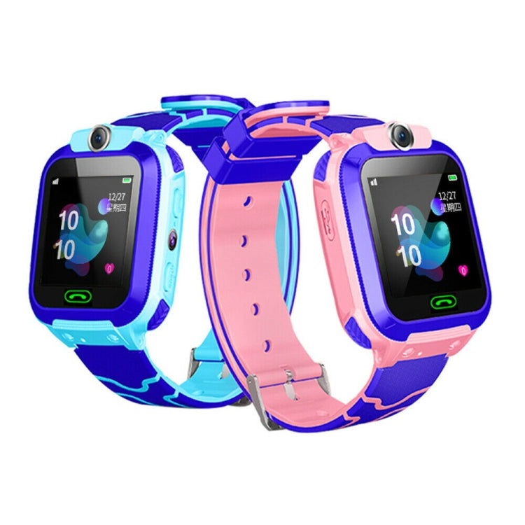Q12 1.44 inch Color Screen Smartwatch for Children, Not Waterproof, Support LBS Positioning / Two-way Dialing / SOS / Voice Monitoring / Setracker APP (Blue) - Smart Watches by buy2fix | Online Shopping UK | buy2fix