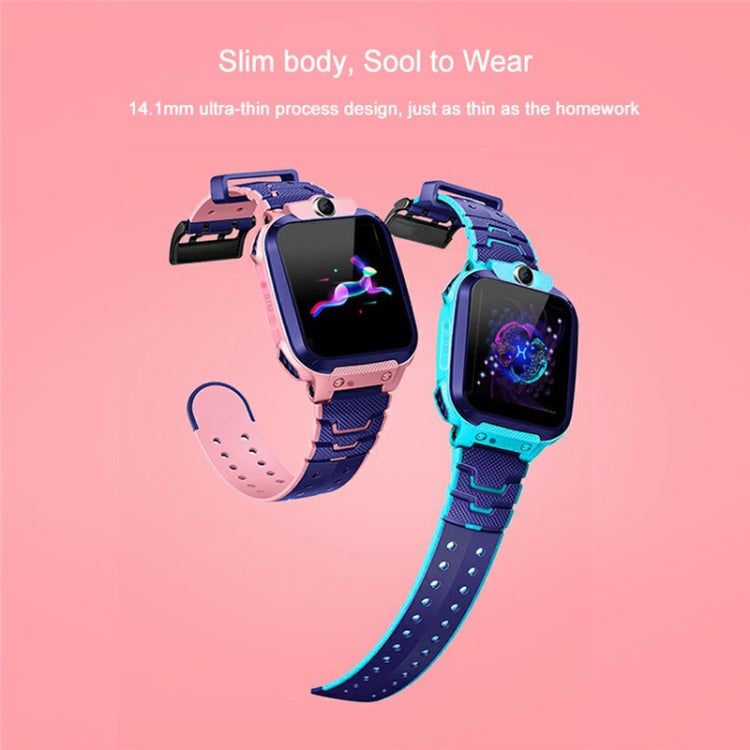 Q12 1.44 inch Color Screen Smartwatch for Children, Not Waterproof, Support LBS Positioning / Two-way Dialing / SOS / Voice Monitoring / Setracker APP (Blue) - Smart Watches by buy2fix | Online Shopping UK | buy2fix