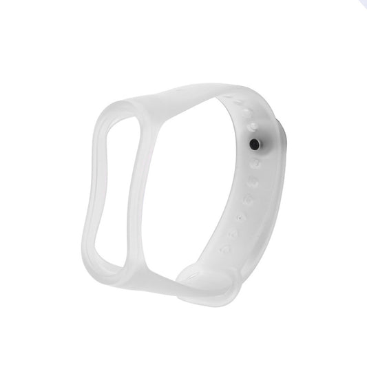 Silicone Watch Band for Xiaomi Mi Band 3(Transparent) by buy2fix