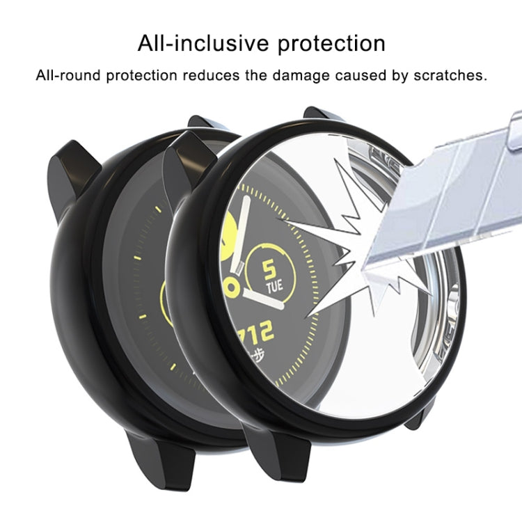 For Samsung Active Watch Full Coverage TPU Protective Case(Black) - Watch Bands by buy2fix | Online Shopping UK | buy2fix