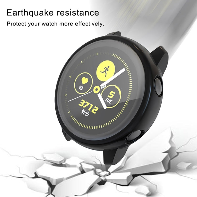 For Samsung Active Watch Full Coverage TPU Protective Case(Black) - Watch Bands by buy2fix | Online Shopping UK | buy2fix