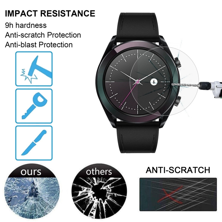 ENKAY Hat-Prince 0.2mm 9H 2.15D Curved Edge Tempered Glass Film for Huawei Watch GT 42mm - Screen Protector by ENKAY | Online Shopping UK | buy2fix