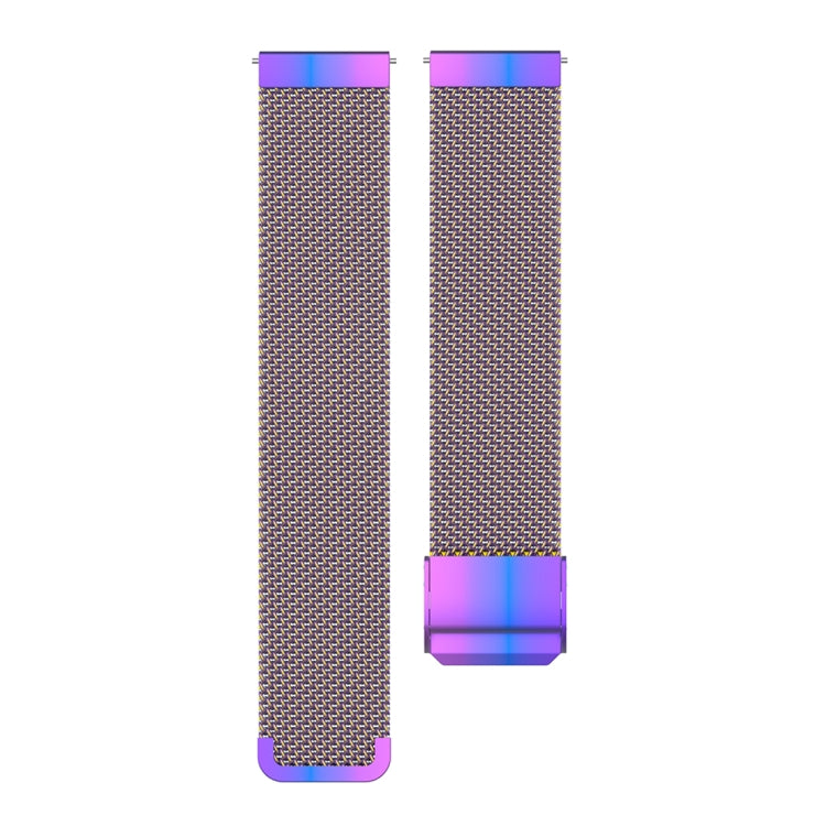 18mm Metal Mesh Wrist Strap Watch Band for Fossil Female Sport / Charter HR / Gen 4 Q Venture HR (Colour) - Watch Bands by buy2fix | Online Shopping UK | buy2fix