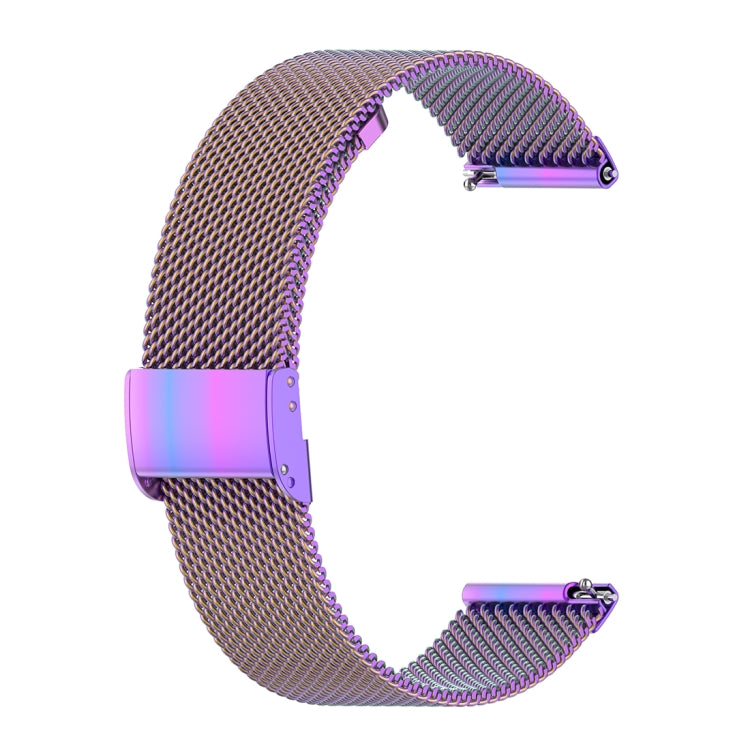 18mm Metal Mesh Wrist Strap Watch Band for Fossil Female Sport / Charter HR / Gen 4 Q Venture HR (Colour) - Watch Bands by buy2fix | Online Shopping UK | buy2fix