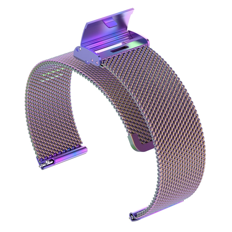 18mm Metal Mesh Wrist Strap Watch Band for Fossil Female Sport / Charter HR / Gen 4 Q Venture HR (Colour) - Watch Bands by buy2fix | Online Shopping UK | buy2fix