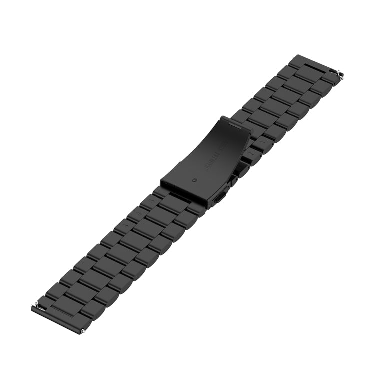 18mm Steel Wrist Strap Watch Band for Fossil Female Sport / Charter HR / Gen 4 Q Venture HR(Black) - Watch Bands by buy2fix | Online Shopping UK | buy2fix
