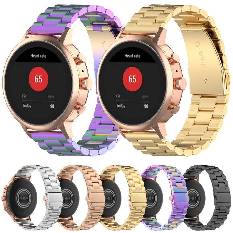 18mm Steel Wrist Strap Watch Band for Fossil Female Sport / Charter HR / Gen 4 Q Venture HR (Colour) - Watch Bands by buy2fix | Online Shopping UK | buy2fix