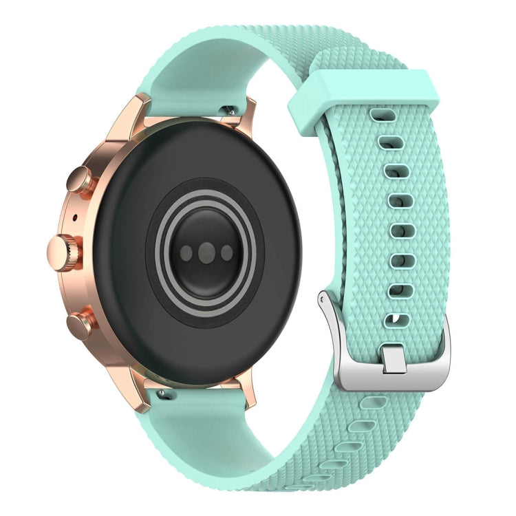 18mm Texture Silicone Wrist Strap Watch Band for Fossil Female Sport / Charter HR / Gen 4 Q Venture HR (Green) - Watch Bands by buy2fix | Online Shopping UK | buy2fix