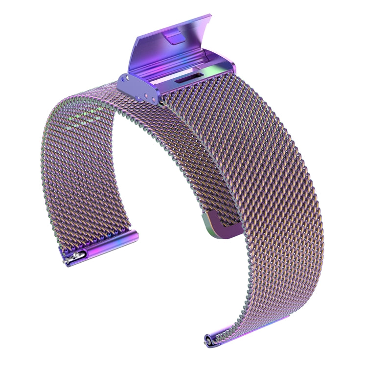 22mm Metal Mesh Wrist Strap Watch Band for Fossil Gen 5 Carlyle / Gen 5 Julianna / Gen 5 Garrett / Gen 5 Carlyle HR (Colour) - Watch Bands by buy2fix | Online Shopping UK | buy2fix