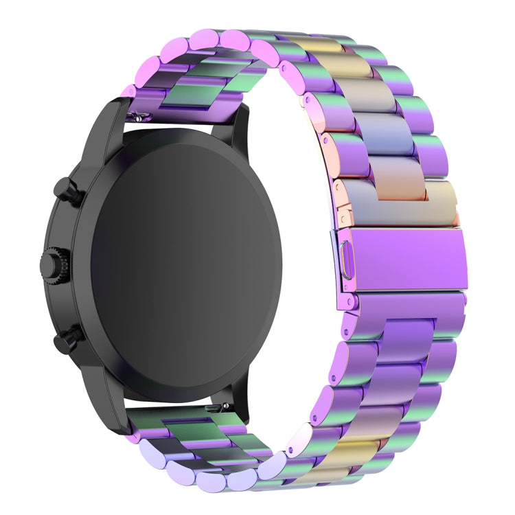 22mm Steel Wrist Strap Watch Band for Fossil Hybrid Smartwatch HR, Male Gen 4 Explorist HR / Male Sport (Colour) - Watch Bands by buy2fix | Online Shopping UK | buy2fix