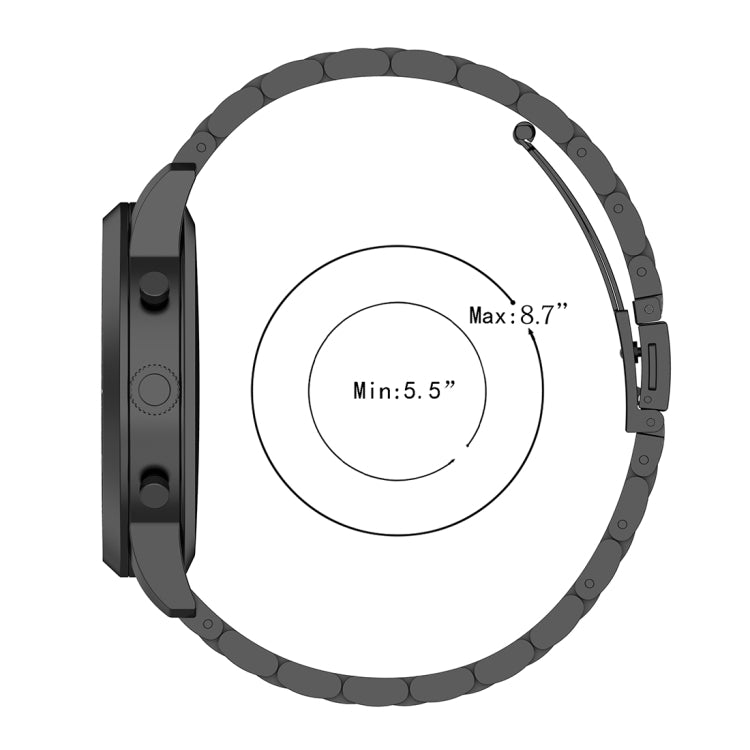 22mm Steel Wrist Strap Watch Band for Fossil Hybrid Smartwatch HR, Male Gen 4 Explorist HR / Male Sport (Colour) - Watch Bands by buy2fix | Online Shopping UK | buy2fix