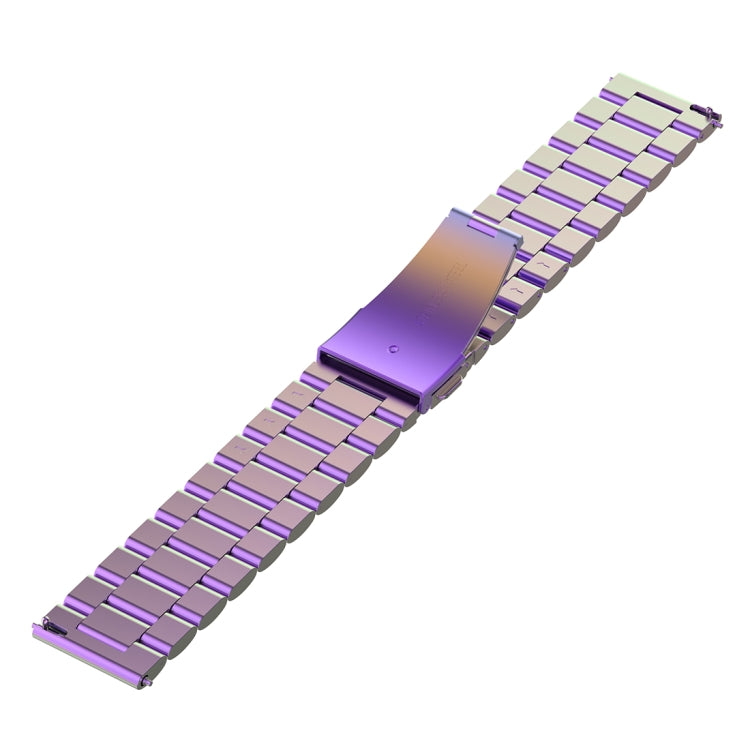 22mm Steel Wrist Strap Watch Band for Fossil Gen 5 Carlyle, Gen 5 Julianna, Gen 5 Garrett, Gen 5 Carlyle HR (Colour) - Watch Bands by buy2fix | Online Shopping UK | buy2fix