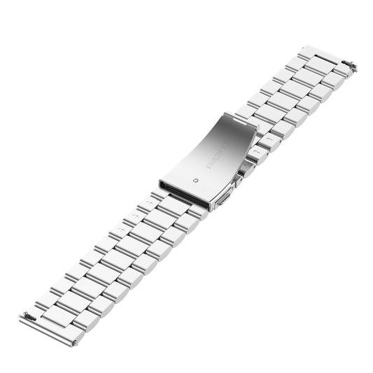 22mm Steel Wrist Strap Watch Band for Fossil Gen 5 Carlyle, Gen 5 Julianna, Gen 5 Garrett, Gen 5 Carlyle HR(Silver) by buy2fix