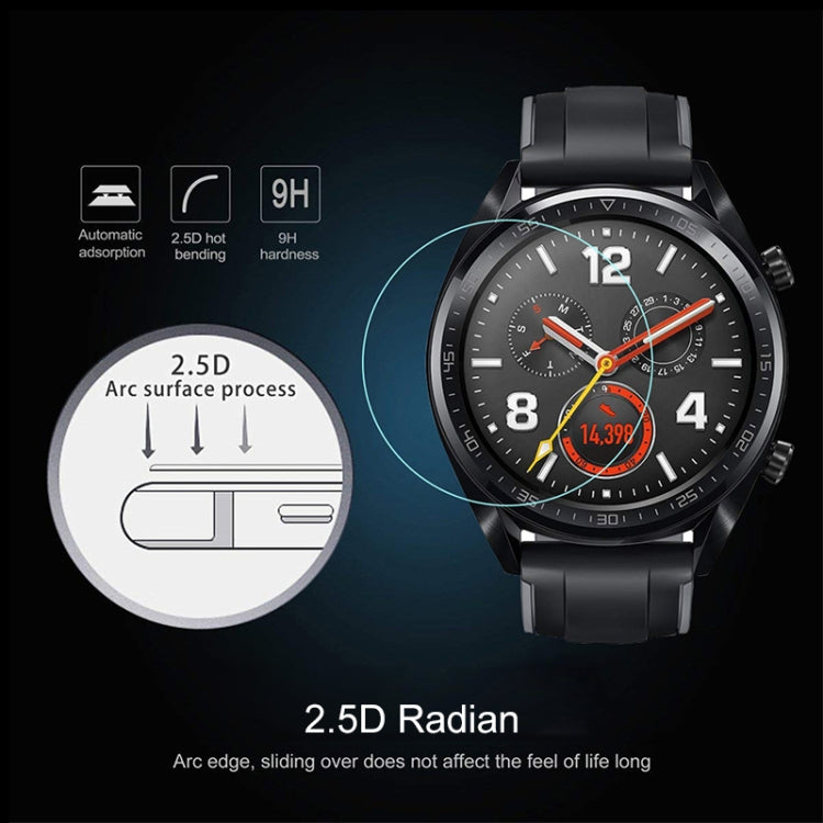 25mm Diametral Universal Tempered Glass Film for Galaxy, LG, Sony, Huawei, Garmin - Screen Protector by ENKAY | Online Shopping UK | buy2fix
