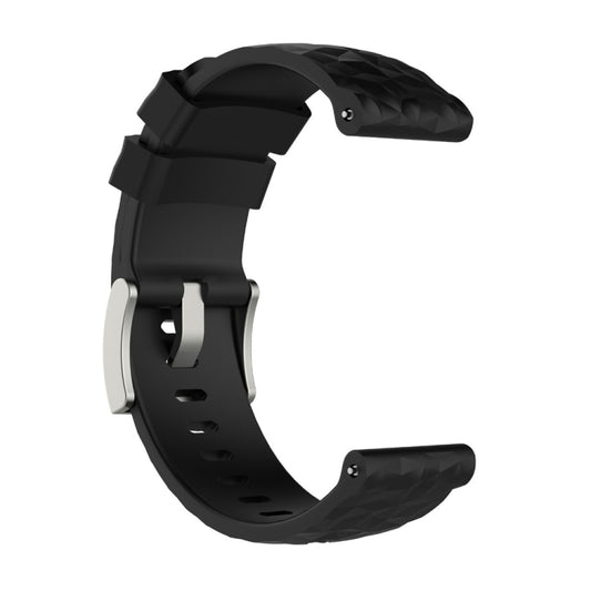 Silicone Watch Band for SUUNTO Sport Baro(Black) by buy2fix