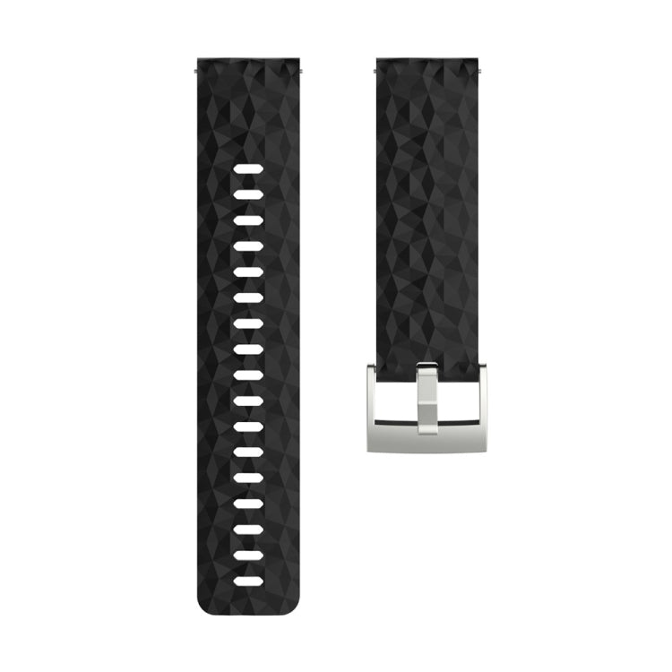 Silicone Watch Band for SUUNTO Sport Baro(Black) - by buy2fix | Online Shopping UK | buy2fix