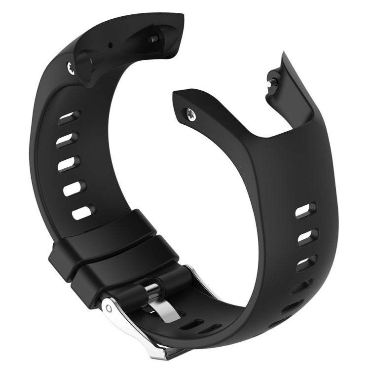 Silicone Watch Band for SUUNTO Trainer Wrist HR(Black) - by buy2fix | Online Shopping UK | buy2fix
