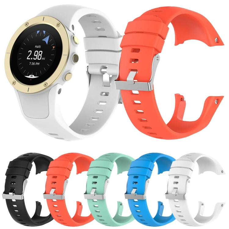 Silicone Watch Band for SUUNTO Trainer Wrist HR(Black) - by buy2fix | Online Shopping UK | buy2fix