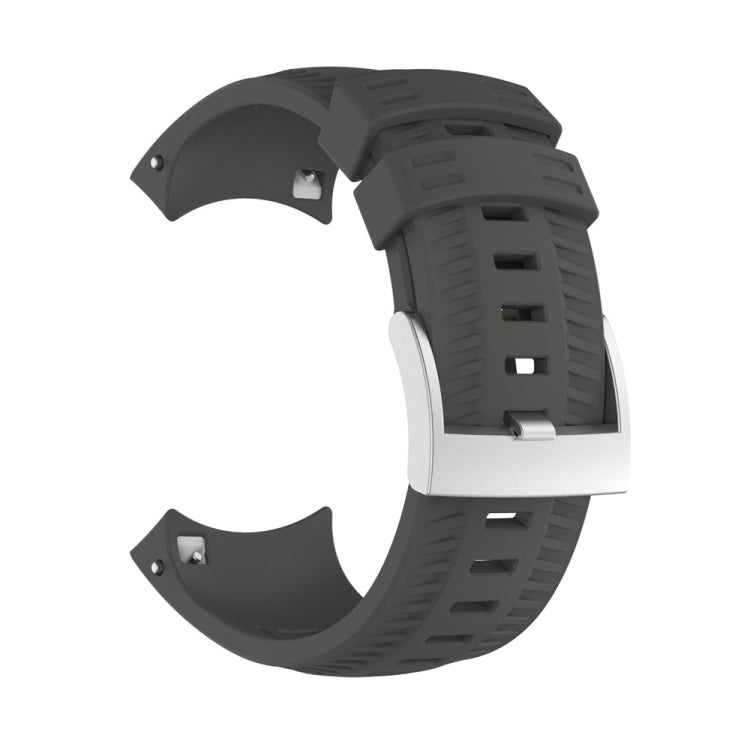 Silicone Watch Band for SUUNTO 9(Grey) - by buy2fix | Online Shopping UK | buy2fix
