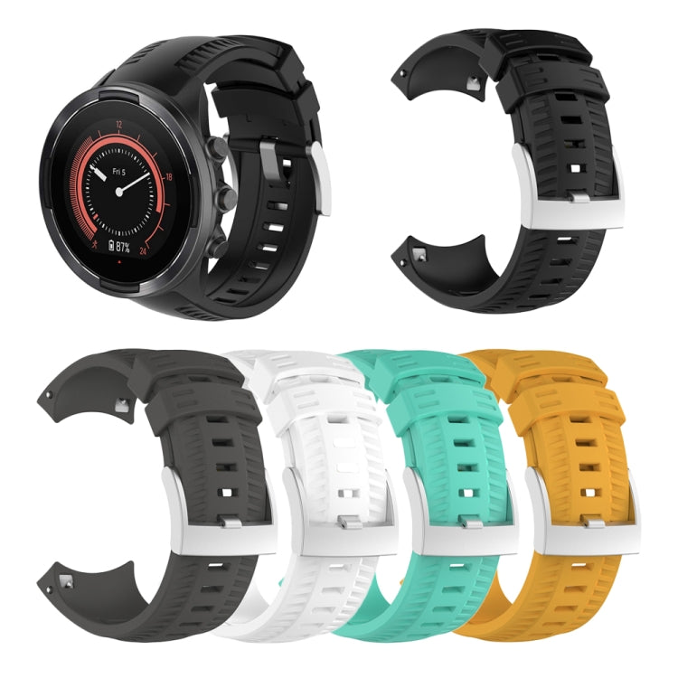 Silicone Watch Band for SUUNTO 9(Mint Green) - by buy2fix | Online Shopping UK | buy2fix