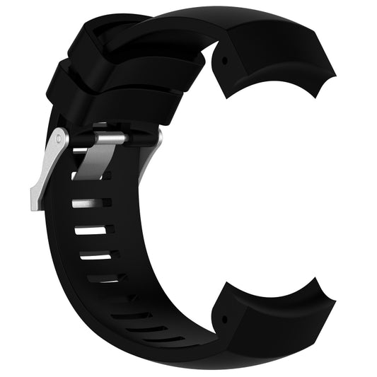 Silicone Watch Band for SUUNTO Core ALU Black(Black) by buy2fix