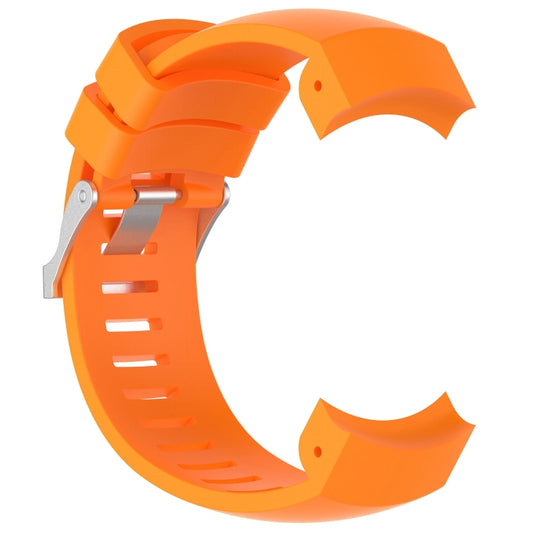 Silicone Watch Band for SUUNTO Core ALU Black(Orange) by buy2fix