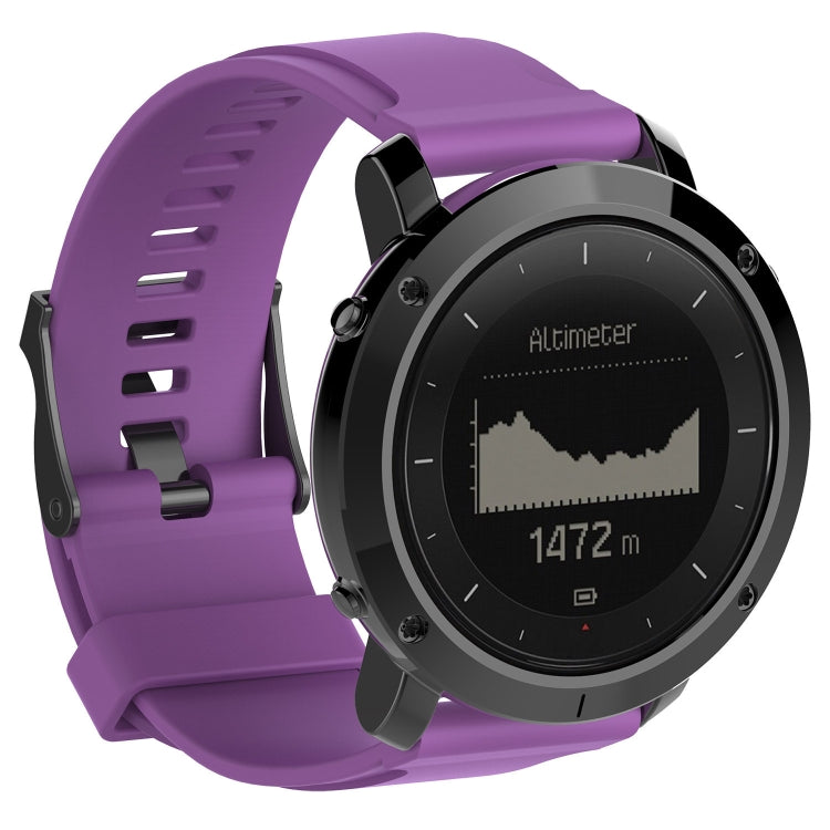 Silicone Watch Band for SUUNTO Traverse(Purple) - by buy2fix | Online Shopping UK | buy2fix