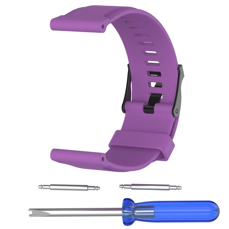 Silicone Watch Band for SUUNTO Traverse(Purple) - by buy2fix | Online Shopping UK | buy2fix