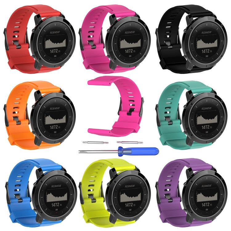 Silicone Watch Band for SUUNTO Traverse(Purple) - by buy2fix | Online Shopping UK | buy2fix