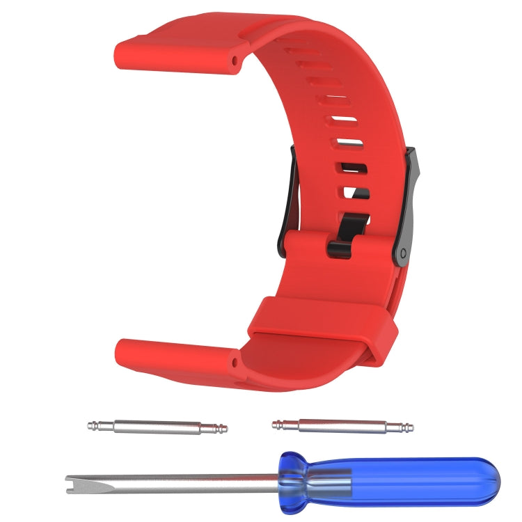 Silicone Watch Band for SUUNTO Traverse(Red) - by buy2fix | Online Shopping UK | buy2fix