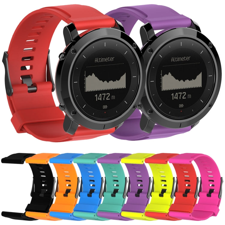 Silicone Watch Band for SUUNTO Traverse(Red) - by buy2fix | Online Shopping UK | buy2fix