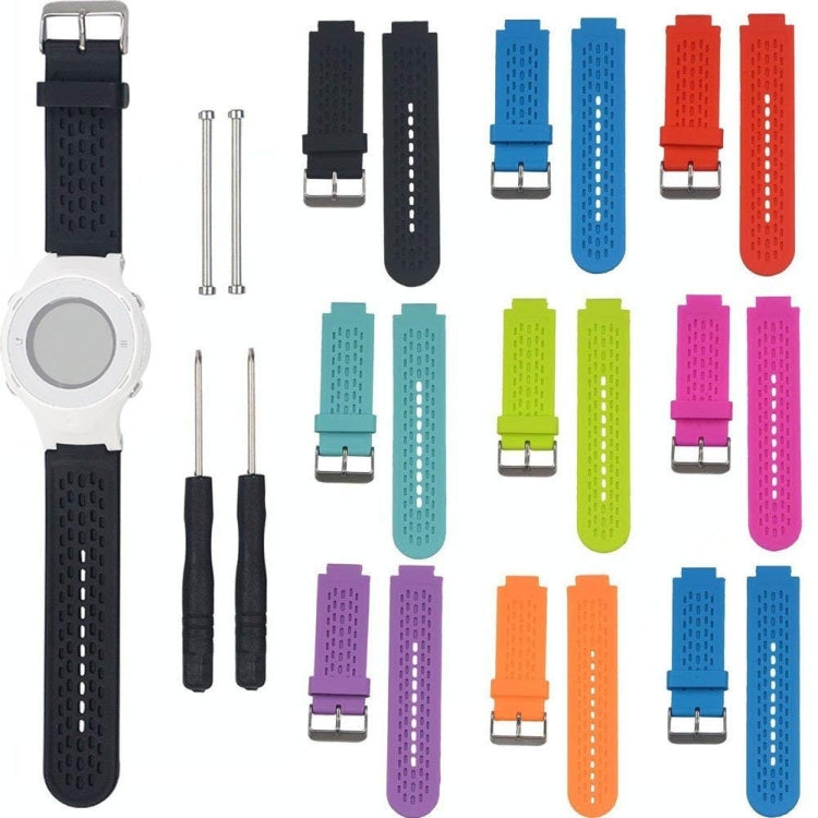 Silicone Sport Watch Band for Garmin Approach S2 / S4(Black) - Watch Bands by buy2fix | Online Shopping UK | buy2fix